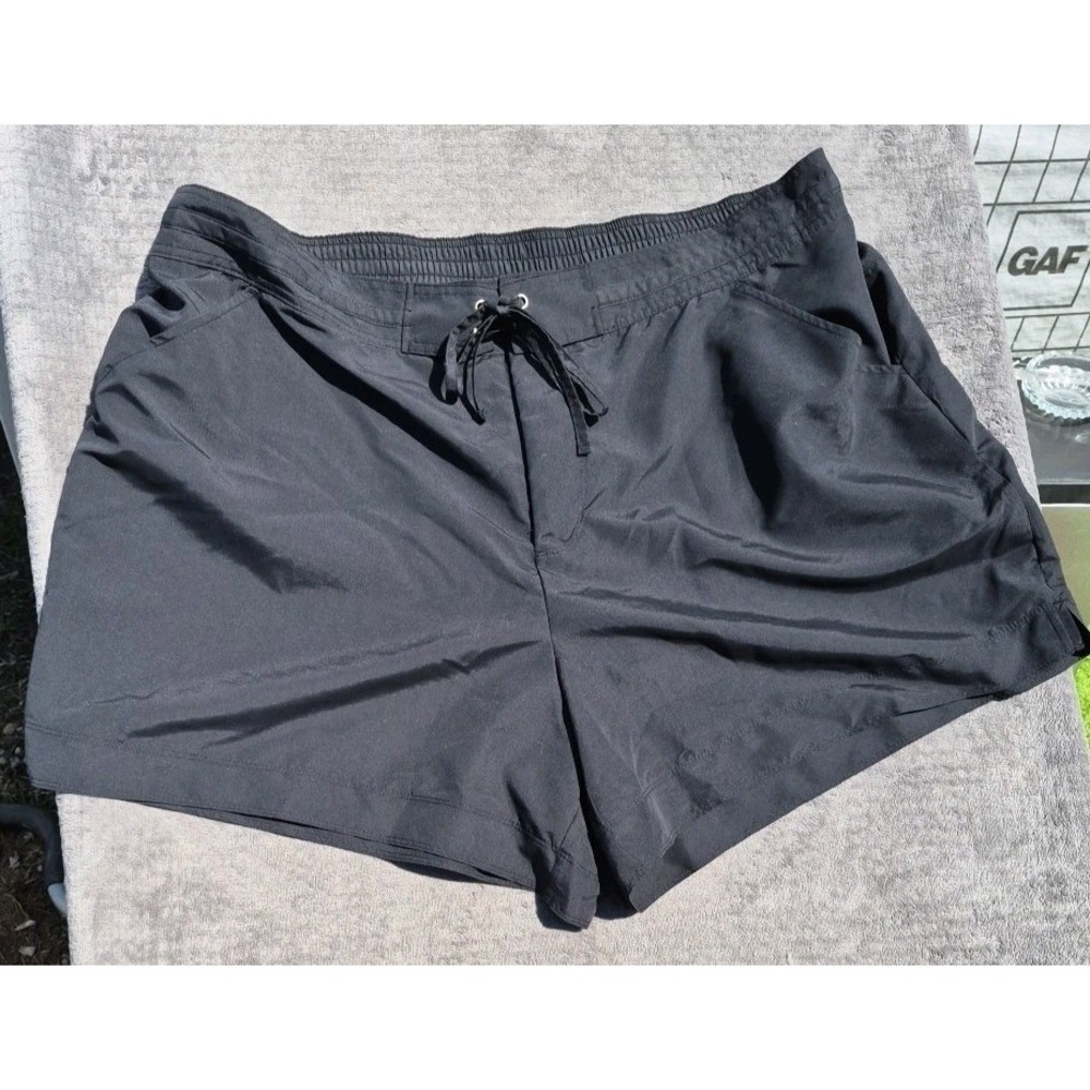 CACIQUE SWIM BLACK SWIM SHORTS BOTTOMS Plus SIZE 26‎